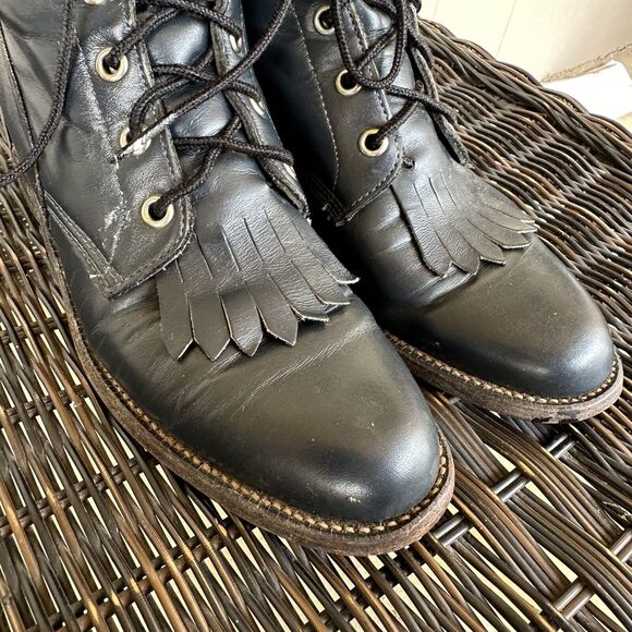 Justin Roper Boots Womens Size 5.5 B‎ Navy Blue Western Cowgirl Rodeo Workwear - Picture 5 of 13